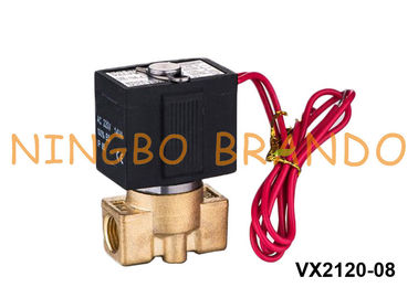 1/8&quot; VX2120-06 1/4&quot; elettrovalvola a solenoide d'ottone VX2120-08 per il tipo 220V 24V di SMC del gas di olio dell'acqua