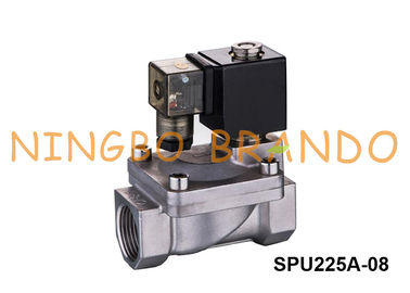 Elettrovalvola a solenoide elettrica dell'acciaio inossidabile 1/2» CA di CC 220V di SPU225A-12 24V di SPU225A-08 1/2»