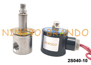 Tipo valvola DC24V AC220V di UNI-D dell'acqua del solenoide dell'acciaio inossidabile di SUS-10 G3/8»
