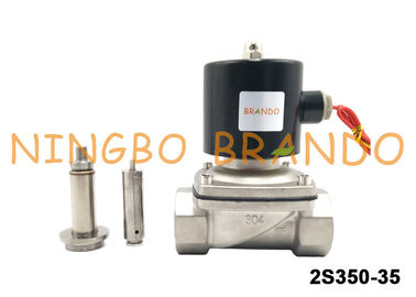 Tipo elettrovalvola a solenoide semidiretta dell'acciaio inossidabile di SUW-35 2S350-35 G1-1/4» DC24V AC220V di UNI-D