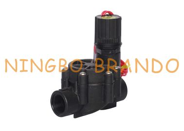 Elettrovalvole a solenoide di plastica elettrica di irrigazione dell'acqua del giardino 3/4&quot; 1&quot; CC di 9V 12V 24V