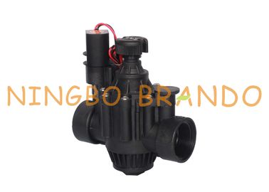 elettrovalvola a solenoide di plastica elettrica dell'acqua di CC 12V per irrigazione di agricoltura del giardino