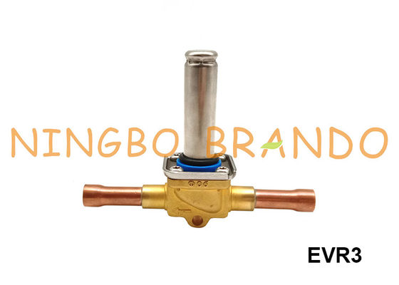 EVR 3 tipi elettrovalvola a solenoide di refrigerazione 032F1206 di 6mm di 1/4&quot; ODF Danfoss