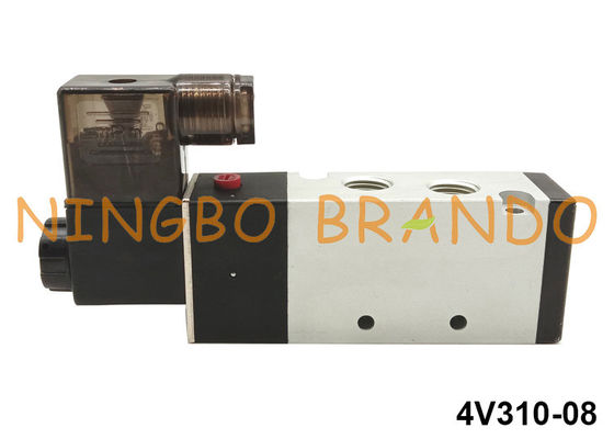 tipo modo pneumatico 24VDC delle elettrovalvole a solenoide 1/4&quot; 5/2 di 4V310-08 AirTAC