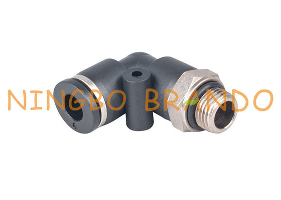 l'inserire maschio del gomito di 6mm di 1/8&quot; rapido collega i montaggi di tubo flessibile pneumatici