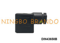 Forma B DIN43650B di BACCANO 43650 del connettore della bobina dell'elettrovalvola a solenoide di AC/DC