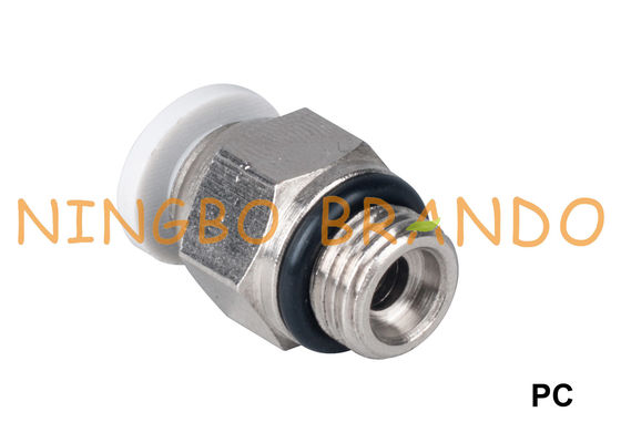 Montaggi di tubo flessibile pneumatici di violazione diritta maschio del PC 1/8&quot; 1/4&quot; 3/8&quot; 1/2»