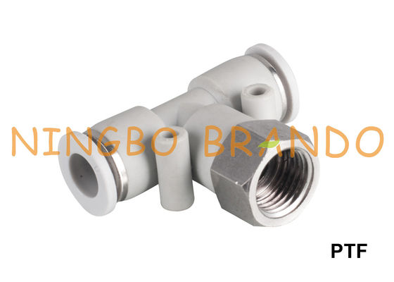 Montaggi pneumatici dell'aria del T femminile del ramo di PTF 1/8&quot; 1/4&quot; 3/8&quot; 1/2»