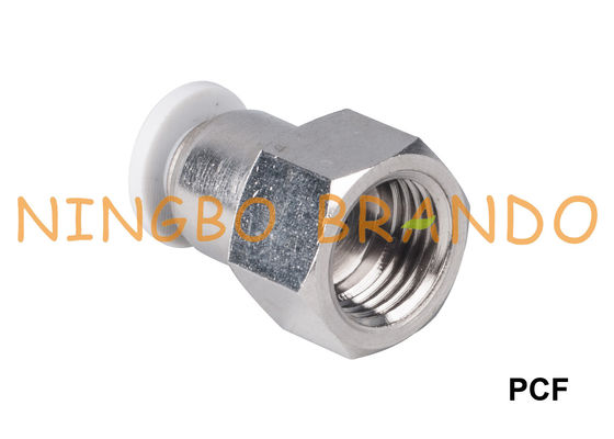 Inserire pneumatico diritto femminile di PCF i montaggi 6mm 8m 10mm 12mm