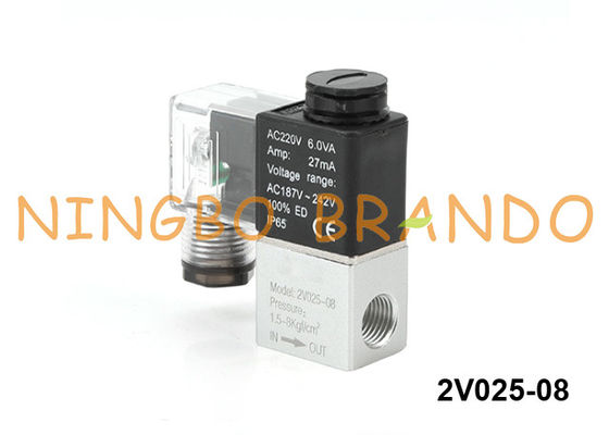 tipo elettrovalvola a solenoide dell'aria 1/4&quot; di 2V025-08 Airtac 24VDC 12VDC