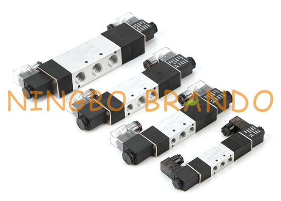 5/3 di posizione pneumatica di modo 3 dell'elettrovalvola a solenoide di modo doppia 5