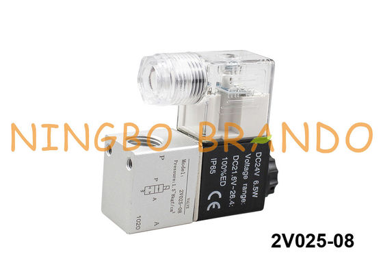 tipo elettrovalvola a solenoide pneumatica 1/4&quot; di 2V025-08 Airtac CA di BSP 220V