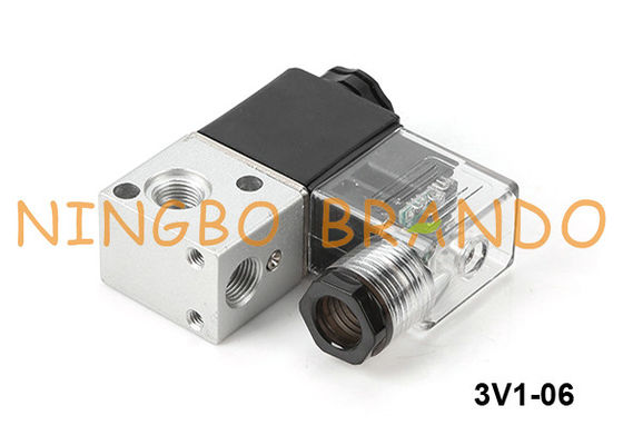 Tipo CC pneumatica di 3V1-06-DC24V Airtac di modo 24V dell'elettrovalvola a solenoide 3