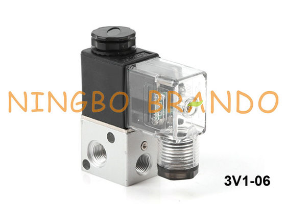 tipo posizione pneumatica 24VDC di 3V1-06 Airtac di modo 2 dell'elettrovalvola a solenoide 3