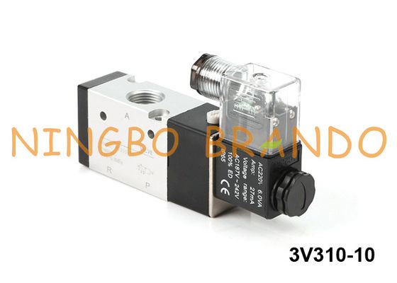 tipo modo pneumatico 220VAC 24VDC di 3V310-10 Airtac dell'elettrovalvola a solenoide 3