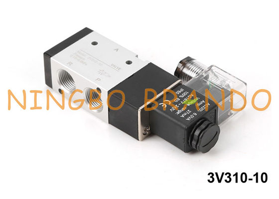 Tipo modo pneumatico 220V 24V di 3V310-10-NC Airtac dell'elettrovalvola a solenoide 3/2
