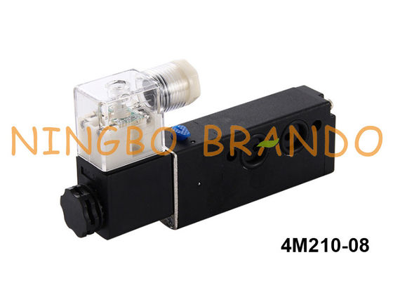 tipo 5/2 elettrovalvola a solenoide di Namur G1/4» 24VDC 220VAC di 4M210-08 Airtac