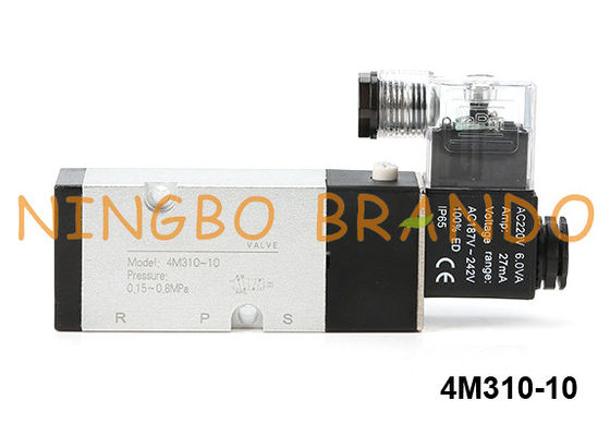 Tipo CA dell'elettrovalvola a solenoide dell'interfaccia di Namur 4M310-10 Airtac di CC 220V di 24V