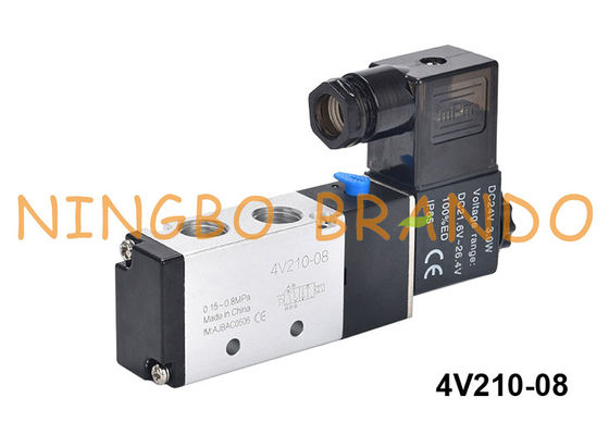 tipo elettrovalvola a solenoide pneumatica 4V210-08-DC24V DC24V di 4V210-08 Airtac