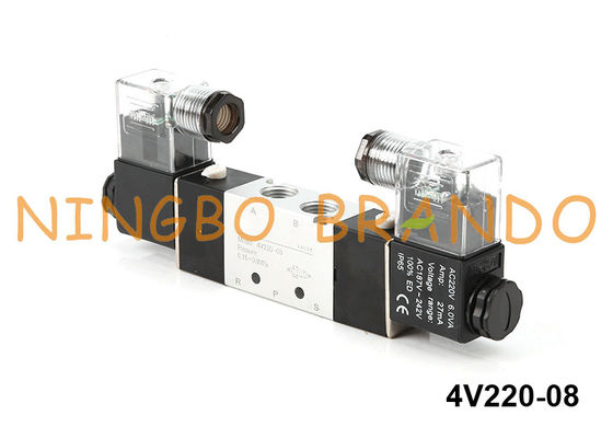 tipo elettrovalvola a solenoide pneumatica 5/2 4V220-08-B 24VDC di 4V220-08 Airtac