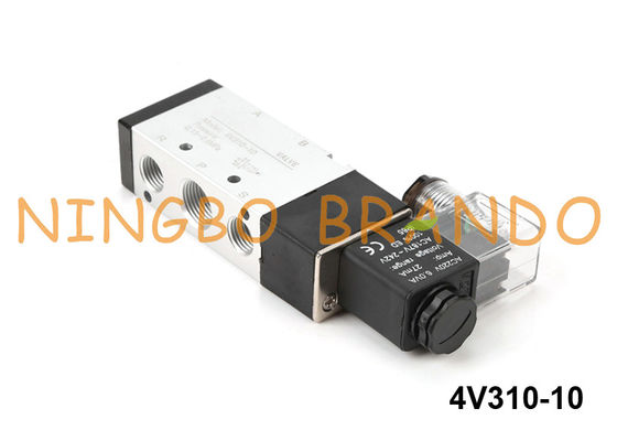Tipo 5 CC pneumatica di 4V310-10-DC24V Airtac dell'elettrovalvola a solenoide di modo 24V