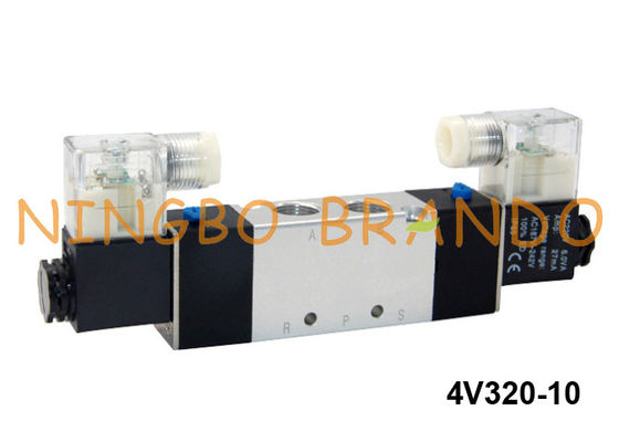 tipo doppio modo pneumatico 24V 220V di 4V320-10 Airtac dell'elettrovalvola a solenoide 5/2