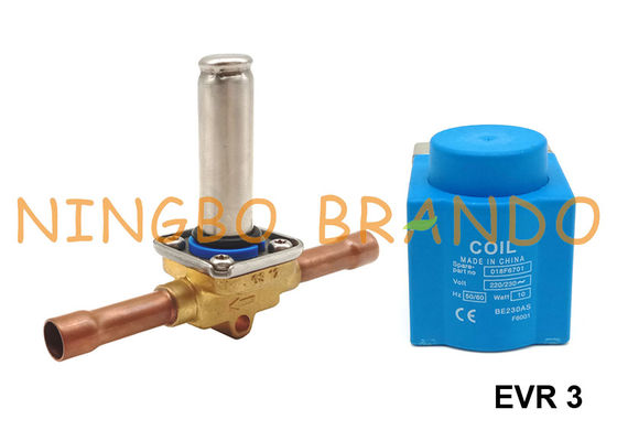 Danfoss scrive l'elettrovalvola a solenoide a macchina della refrigerazione 032F1204 di EVR 3 3/8"
