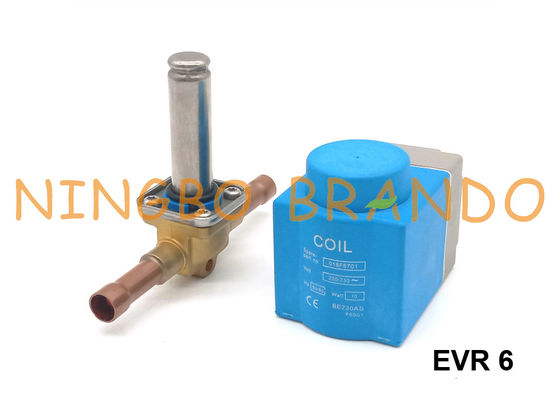 L'elettrovalvola a solenoide per la refrigerazione Danfoss scrive EVR a macchina 6 il NC 3/8&quot; 032F2083