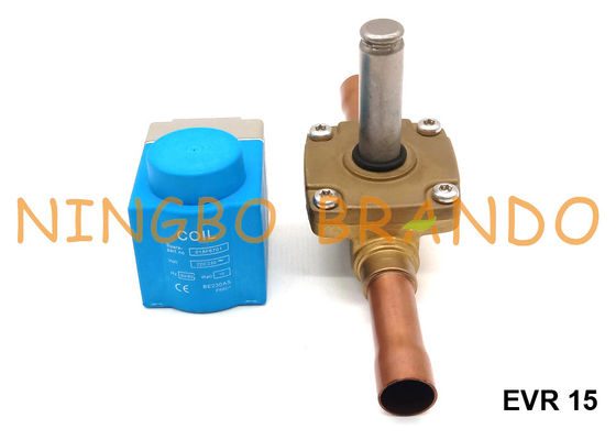 Danfoss scrive l'elettrovalvola a solenoide a macchina di EVR 15 NC Refrigeraion 5/8&quot; 24V 220V