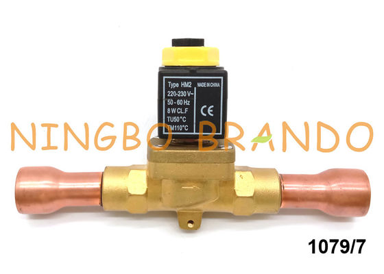 Castel Type 1079/7 di 7/8&quot; elettrovalvola a solenoide liquida della lega per saldatura per refrigerazione