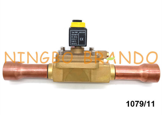 Elettrovalvola a solenoide a 3/8 pollici di Castel Type 1079/11A6 1 nel ciclo di refrigerazione