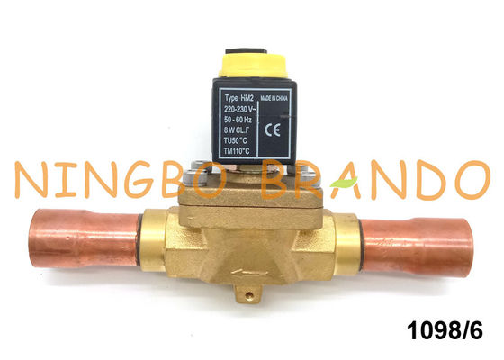 Castel Type 1098/6 di elettrovalvola a solenoide di refrigerazione di 2 modi 3/4&quot; 220VAC