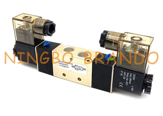 4V220-08 1/4&quot; valvola per aria pneumatica di doppio modo del solenoide 5/2 di pollice