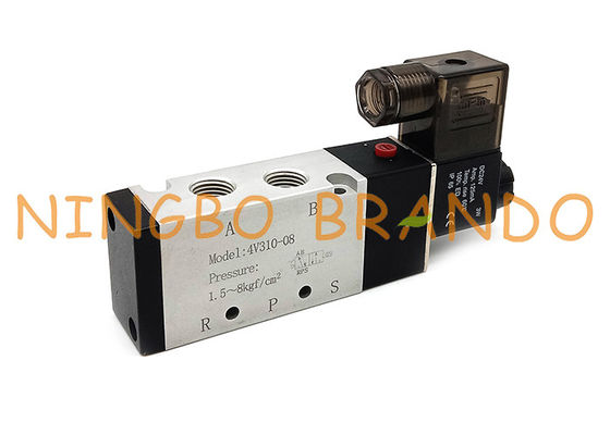 4V310-08 1/4&quot; valvola per aria pneumatica di singolo modo del solenoide 5/2 di pollice