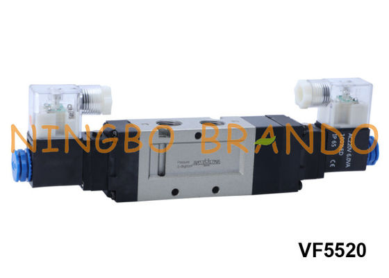 Tipo posizione pneumatica 24V 220V di VF5520 SMC di modo 3 dell'elettrovalvola a solenoide 5