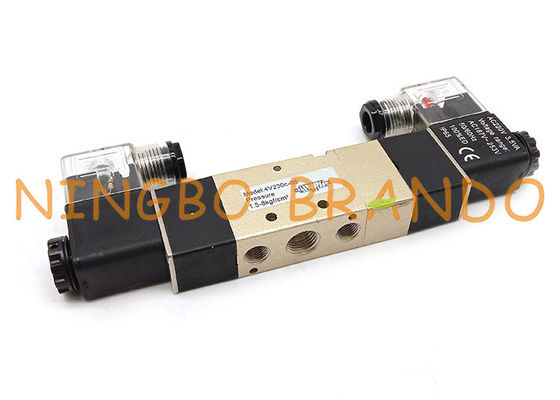 4V230C-08 1/4&quot; elettrovalvola a solenoide pneumatica del doppio della bobina 5/3 centro chiuso di modo
