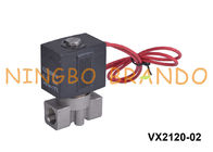 Tipo di VX2120-02 SMC - elettrovalvola a solenoide di acciaio inossidabile di NC di 2 modi 1/4&quot; 24V 220V