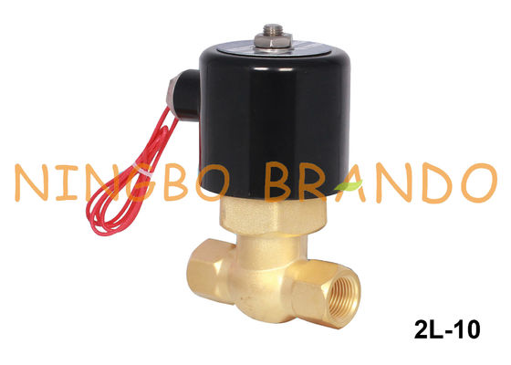 2L-10 3/8&quot; modo d'ottone 24V normalmente chiuso 220V dell'elettrovalvola a solenoide del vapore 2