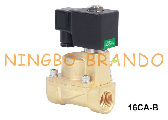 3/8&quot; 1/2» 3/4&quot; 1&quot; acqua calda ed elettrovalvola a solenoide d'ottone del vapore 24V 220V