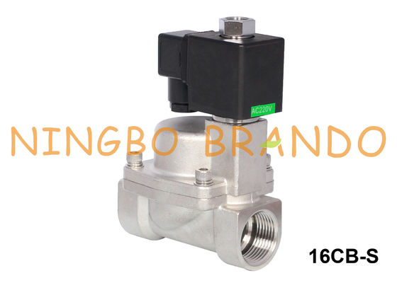 Elettrovalvole a solenoide elettrica normalmente aperta del vapore 3/8&quot; 1/2» 3/4&quot; 1&quot; 24VDC 220VAC