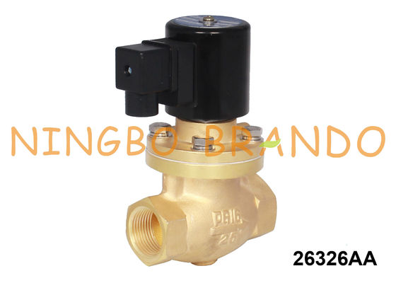 Elettrovalvola a solenoide d'ottone dell'acqua calda e del vapore 1 1/4&quot; 1 1/2» 2&quot; 24V 220V