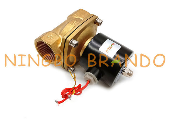 Elettrovalvola a solenoide d'ottone del Semi-diaframma a 1-1/2 pollici di UW-40 2W400-40