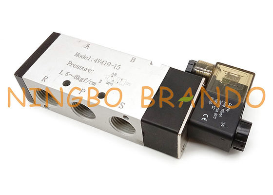Tipo elettrovalvola a solenoide di Airtac pneumatica del controllo aereo di modo di 4V410-15 5/2