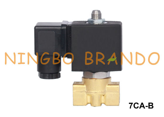 elettrovalvole a solenoide d'ottone acqua aria a tre corsie 1/8&quot; 1/4&quot; 12VDC 24VDC 110VAC 220VAC