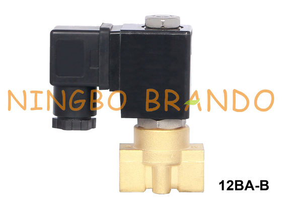 Elettrovalvola a solenoide d'ottone di chiusura bidirezionale per 6VDC acqua aria 12VDC 24VDC