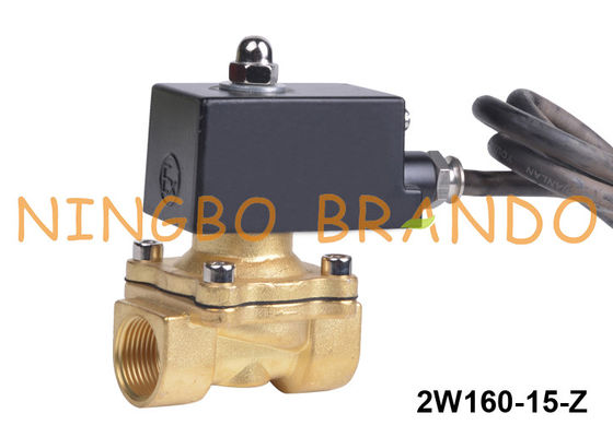 modo d'ottone NC 24V 220V dell'elettrovalvola a solenoide dell'acqua protetta contro le esplosioni di 1/2» 2