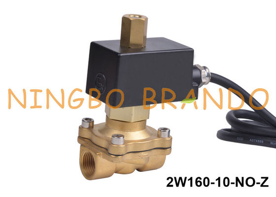 3/8&quot; modo d'ottone 24V normalmente aperto 220V dell'elettrovalvola a solenoide dell'acqua a prova di ex 2