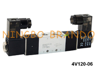tipo 5/2 doppia elettrovalvola a solenoide pneumatica 24VDC 220VAC di 4V120-06 Airtac