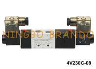 Tipo 5/3 elettrovalvola a solenoide pneumatica di modo 24VDC 220VAC di 4V230C-08 Airtac