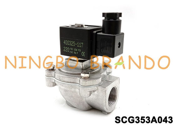 SCG353A043 3/4&quot; CA 220V di CC ad angolo retto 24V della valvola a diaframma